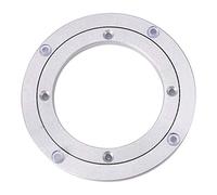 Alliage d'aluminium Robuste Plaque Circulaire rotative Plaque tournante roulement Table à Manger Plaque rotative pour décorations de gâteau de Restaurant Support de télévision(6Inch)