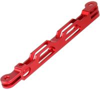 Alliage d'aluminium Support de Casque Extension Métal Poteau d'extension Casque Extension Bras Support Extension Stick pour Gopro Hero 8/7/6/5/4/3 Action Camera pour XiaoYi Camera (Rouge)