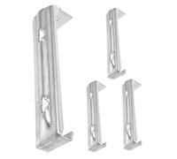 Alliage D'aluminium Support de Gouttière Argenté 4 Pièces | Installation Facile, Forte Capacité Portante, Nettoyage Simple, Compatibilité Polyvalente pour Système Pluvial