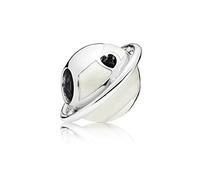 Alliage de perles plaqué argent Planet of Love Charm Fit Bracelet Collier DIY Bijoux pour femmesUtile et pratique.
