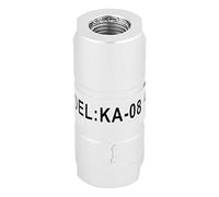 Alliage de zinc durable KA08 Contrôle de la direction de l'air G1/4 Clapet anti-retour pneumatique unidirectionnel pour outils pneumatiques et compresseurs d'air Argent 5,8 x 2,4