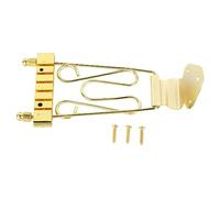 Alliage de zinc électrique Bass Bridge Cordier Remplacement pour Jazz, Mental Bass, Trapeze, 6 cordes basses (Or)