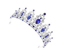 Alliage et Cristaux Couronne Baroque pour Mariée, Occasions Spéciales | Brillance Diamant, Coloris Stable, Style Élégant, pour Mariage et Fêtes, Famille et Amis