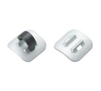 Alliages Pour Câble Jagwire Alloy Stick-On Cable Guide-Silver 4pcs Argenté