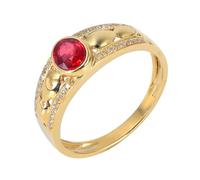 Alliance 49 Alliance de Mariage en Or 18K Ruby Créé en Laboratoire Forme Ovale avec Rubis et Diamant de 0,40 CT Solide Non Plaqué Populaire pour Épouse Nouvelle Année Bijoux