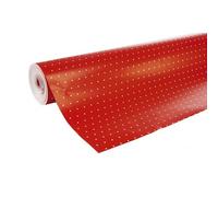 Alliance 60g, rl 50x0,70m Pois fd rouge - Rouge