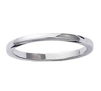 Alliance Argent 'Lien d'Amour' argenté (rhodié) - 2 mm [K5118] 60