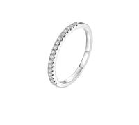 Alliance En Moissanite, Bague En Argent Sterling 925 Avec Bague De Fiançailles Empilable En Or