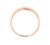 Alliance JULIETTE en Or 375/1000 Rose et Oxyde