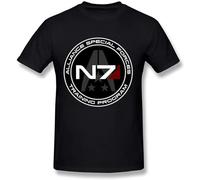 Alliance N7 Special Forces T-Shirt Graphic Tee Printed Top Mens Black Shirt S