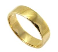 Alliance Plaqué Or 'Lien d'Amour' ruban - 4 mm - LES TRESORS DE LILY - Jaune - Mixte 70