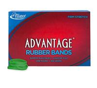 Alliance Rubber 66625 Advantage Rubber Band Taille 62, boîte de 0,5 kg contient environ 450 bandes (2 1/2 po x 1/4 po, vert)