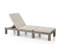 KETER DAYTONA DELUXE Chaise longue, 195 x 65 x 25,5 cm, cappuccino 17211632