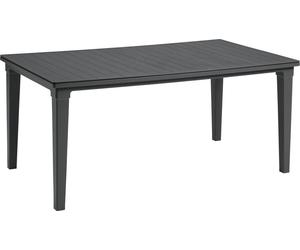 ALLIBERT FUTURA Table de jardin, 165 x 95 x 75 cm, graphite 17197868