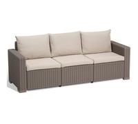 Allibert Jeu De Canap¿¿ De Jardin 7 Pcs California Cappuccino 231564