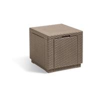Allibert Pouf De Rangement Cube Cappuccino