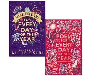 Allie Esiri Collection 2 Books Set (Shakespeare For Every Day of the Year & [Hardcover] A Poem for Every Day of the Year)