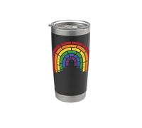 Allié LGBTQ de la Rainbow Gay Pride Gobelet isotherme en acier inoxydable double paroi