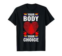 Allied, LGBT Gay Pride, Heart, Ally T-Shirt