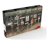 Allied Road Signs Wwii. European Theatre Of Operations - 1:35e - Miniart G