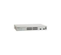 Allied Telesis AT GS950/16 WebSmart Switch - Commutateur - Géré - 16 x 10/100/1000 + 2 x SFP - de bureau