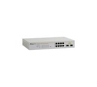 Allied Telesis AT GS950/8 WebSmart Switch - Commutateur - Géré - 8 x 10/100/1000 + 2 x SFP partagé - de bureau
