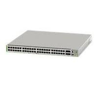 Allied Telesis AT GS980M/52 - Commutateur - Géré - 48 x 10/100/1000 (PoE+) + 4 x Gigabit SFP - de bureau, Montable sur rack, fixation murale - PoE+ (370 W) G
