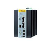 Allied Telesis AT IE200-6FP - Commutateur - Géré - 4 x 10/100 (PoE+) + 2 x Gigabit SFP - Montage sur rail DIN, fixation murale - PoE+ - Tension CC