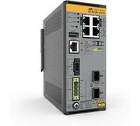 Allied Telesis AT IE220-6GHX - Commutateur - C2+ - Géré - 4 x 10/100/1000Base-T + 2 x 1 gigabit/10 gigabit SFP+ (liaison montante) - Montage sur rail DIN, fixation murale - PoE++ (180 W) - Conformité