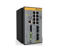 Allied Telesis AT IE360-12GHX - Industrial - commutateur - C3 - Géré - 8 x 10/100/1000 (PoE++) + 2 x Gigabit SFP + 2 x 10 Gigabit SFP+ - Montage sur rail DIN fixation murale - PoE++ (360 W)