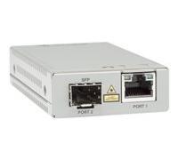 Allied Telesis AT MMC2000/SP - Convertisseur de média à fibre optique - GigE - 10Base-T, 100Base-TX, 1000Base-T, 1000Base-X, 100Base-X - RJ-45 / SFP (mini-GBIC) - jusqu'à 550 m - 850 nm