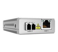 Allied Telesis AT MMC2000LX/LC - Convertisseur de média à fibre optique - 1GbE - 10Base-T, 100Base-TX, 1000Base-T, 1000Base-LX, 1000Base-LC - RJ-45 / monomode LC/LX - jusqu'à 20 km - 1310 nm - Conform
