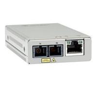 Allied Telesis AT MMC200LX/SC - Convertisseur de média à fibre optique - 100Mb LAN - 10Base-T, 100Base-TX, 100Base-LX, 100Base-SC - RJ-45 / LX/SC monomode - jusqu'à 15 km - 1310 nm - Conformité TAA G
