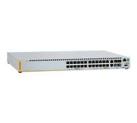Allied Telesis AT x310-26FP - Commutateur - C3 - Géré - 24 x 10/100 (PoE+) + 2 x SFP Gigabit combiné - de bureau, Montable sur rack, fixation murale - PoE+ (370 W)