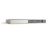 Allied Telesis AT x530-28GPXm - Commutateur - C3 - Géré - 24 x 10/100/1000 (PoE+) + 4 x 10 Gigabit Ethernet / 1 Gigabit Ethernet SFP+ - Montable sur rack - PoE+ (720 W) G