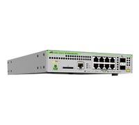Allied Telesis CentreCOM AT-GS970M/10PS - Commutateur - C3 - Géré - 8 x 10/100/1000 (PoE+) + 2 x SFP (mini-GBIC) lien montant - de bureau - PoE+ (124 W)