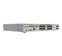 Allied Telesis CentreCOM AT-GS970M/18PS - Commutateur - C3 - Géré - 16 x 10/100/1000 (PoE+) + 2 x SFP (mini-GBIC) lien montant - de bureau Montable sur rack - PoE+ (247 W)