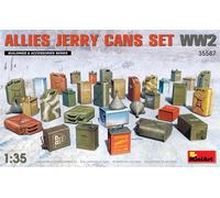 Allies Jerry Cans Set WW2 WWII Diorama Accessoires 1:3 5 Plastique Model Kit