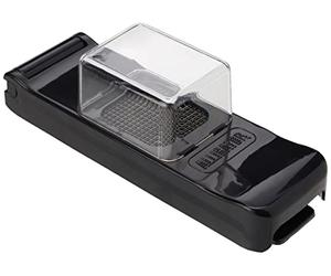 ALLIGATOR 3080 - Mini Hachoir Multifonction Avec Bac Collecteur - Coupe Légumes - Coupe Oignon - Lame 3x3 mm - Sans BPA - Noir