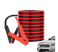 Alligator Battery Clamp - 12V 24V Ignition Cable Kit, Long Reach Power Clip Connectors, Strong Spring Grip Contacts | Stable Electrical Hookup Solution For Vehicles Boats Bikes Charging Diagnostics