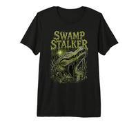 Alligator Bayou Dark Swamp Gator T-Shirt Haut de Gamme
