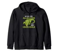 Alligator Crocodile Pun Funny Reptile Marais Dire Humour Sweat à Capuche