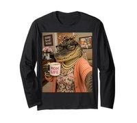 Alligator Crocodile Selfie Meme Humour Maman Mignon Amour Manche Longue