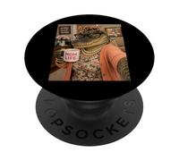 Alligator Crocodile Selfie Meme Humour Maman Mignon Amour PopSockets PopGrip Adhésif