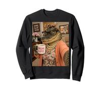 Alligator Crocodile Selfie Meme Humour Maman Mignon Amour Sweatshirt