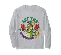 Alligator Crocodiles Mardi Gras Laisse Les manigances Commencer Manche Longue