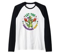 Alligator Crocodiles Mardi Gras Laisse Les manigances Commencer Manche Raglan