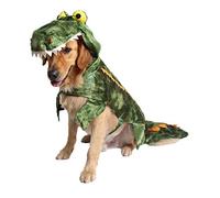 Alligator Dog Costume - Crocodile Coats for Small to Large Dogs - Halloween & Christmas Cosplay