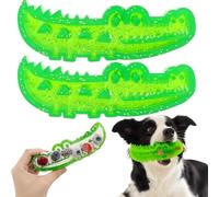 Alligator Dog Toy, Slow Feed Chew and Fetch Crocodile, for Aggressive Chewers, Durable Puppy Toys to Keep Them Busy, Treat Dispensing Puzzle Toys for Large, Medium & Small Dogs Teeth Cleaning