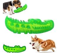 Alligator Dog Toy, Slow Feed Chew and Fetch Crocodile, for Aggressive Chewers, Durable Puppy Toys to Keep Them Busy, Treat Dispensing Puzzle Toys for Large, Medium & Small Dogs Teeth Cleaning